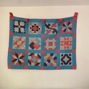 Vintage Hand-stitched Quilt Hanging